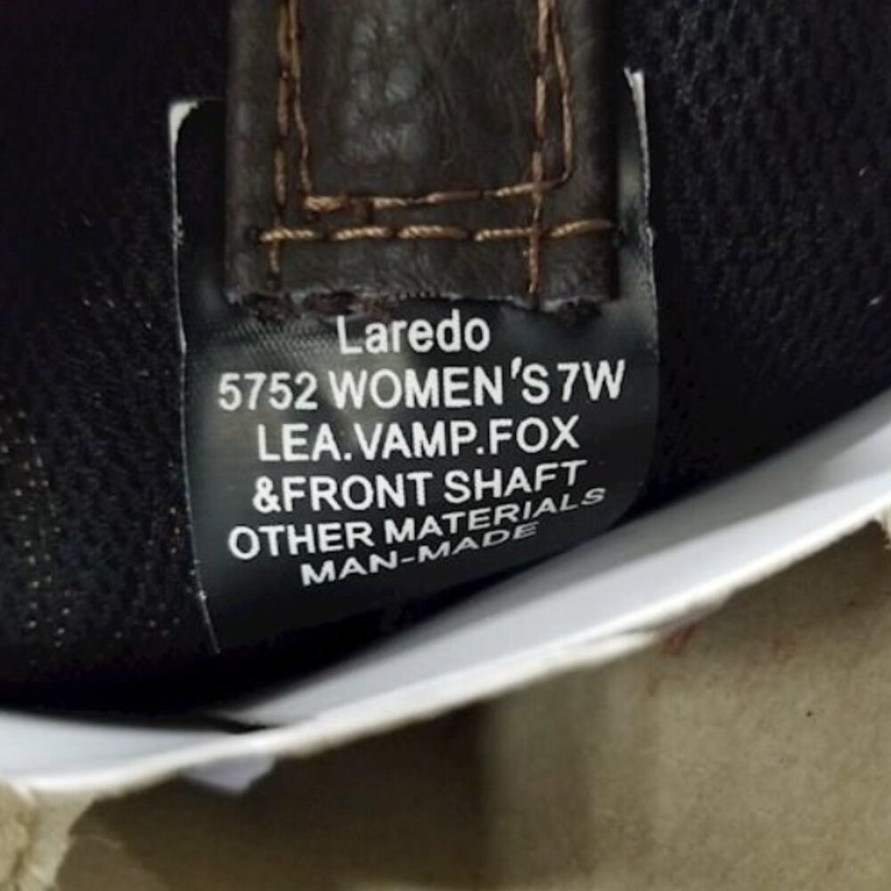 Laredo Womens Kelli 5752 Brown Embroidered Cowgirl Western Boot Size US 7W - Picture 8 of 10